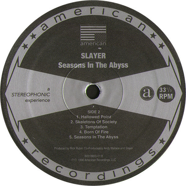 Slayer – Seasons In The Abyss - 180g In Shrinkwrap!