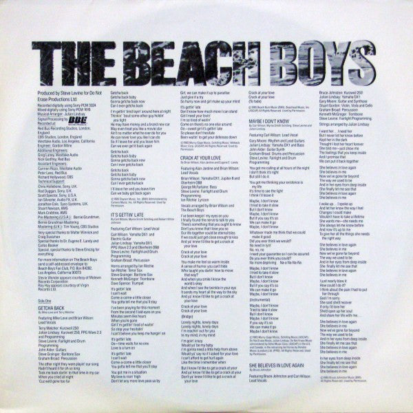 The Beach Boys – The Beach Boys - 1985