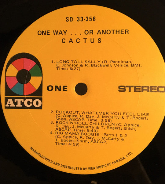 Cactus – One Way...Or Another
