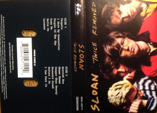 Sloan – Twice Removed - 1994 Cassette VinylPursuit.com