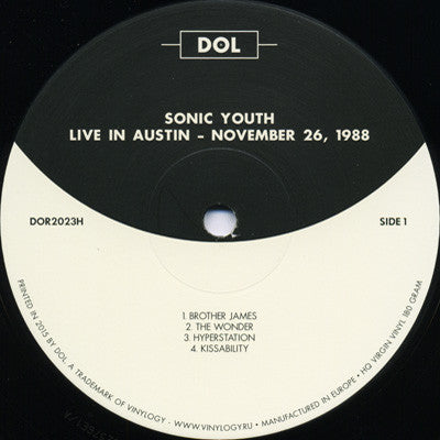 Sonic Youth – Live In Austin - Sealed!