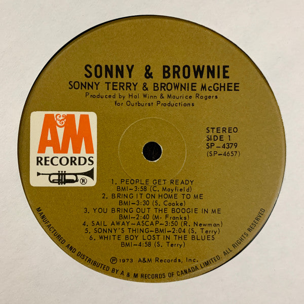 Sonny Terry & Brownie McGhee – Sonny & Brownie - 1973 VinylPursuit.com