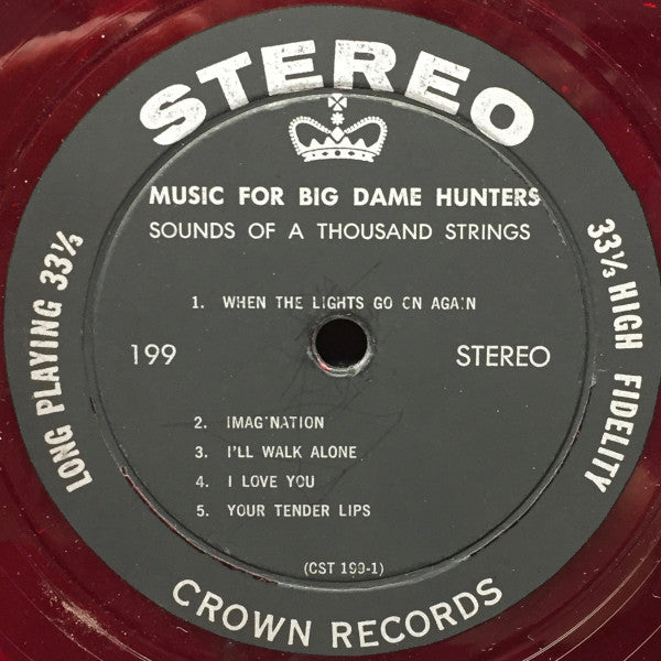 Sounds Of A Thousand Strings – Music For Big Dame Hunters - 1960 Original Red Vinyl, Rare!