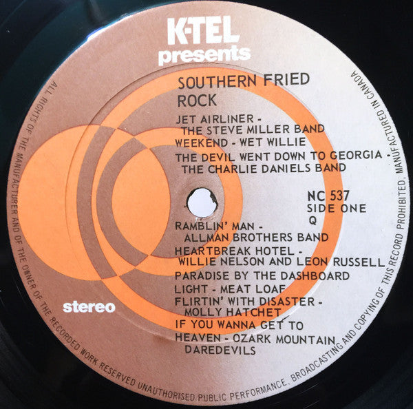 Southern Fried Rock - 1981 Compilation! VinylPursuit.com