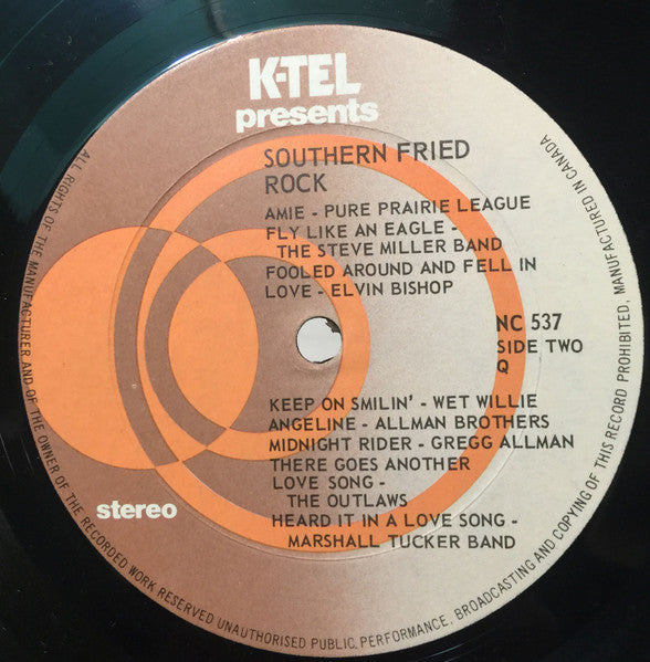 Southern Fried Rock - 1981 Compilation! VinylPursuit.com