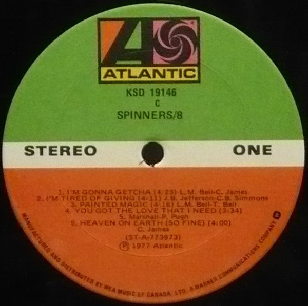 Spinners – Spinners/8 - 1977 in Shrinkwrap - Bargain! VinylPursuit.com