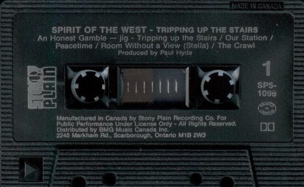 Spirit Of The West – Tripping Up The Stairs - Cassette, 1986 VinylPursuit.com