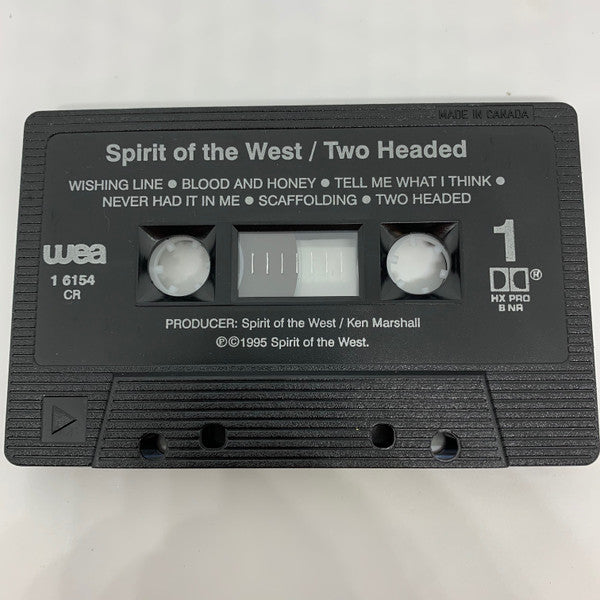 Spirit Of The West – Two Headed - 1995 Cassette - Vinyl Pursuit Inc