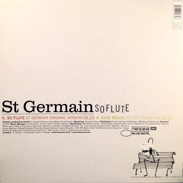 St Germain – So Flute - 2001 Blue Note Pressing in Shrinkwrap! Vinyl Pursuit Inc