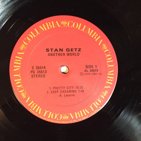 Stan Getz – Another World - 1978 Original - Vinyl Pursuit Inc