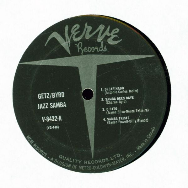 Stan Getz, Charlie Byrd – Jazz Samba - 1962 Mono Orignal!