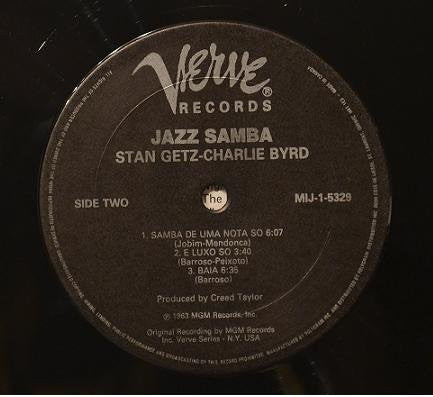 Stan Getz / Charlie Byrd – Jazz Samba - Early Pressing