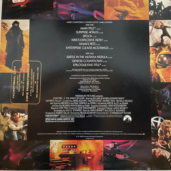 Star Trek II: The Wrath Of Khan - 1982 Original Soundtrack!