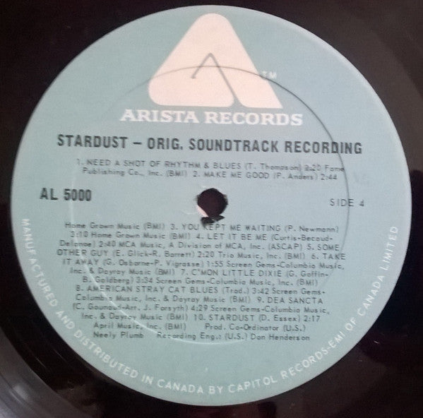 Stardust - Original Soundtrack Recording - 1975 VinylPursuit.com