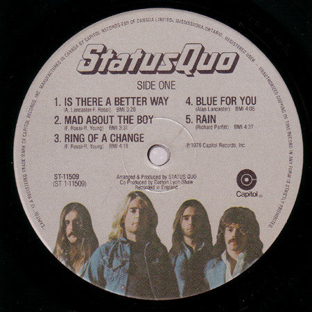 Status Quo ‎– Status Quo - 1976 Original - Bargain! VinylPursuit.com