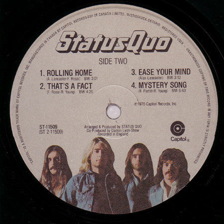 Status Quo ‎– Status Quo - 1976 Original - Bargain! VinylPursuit.com