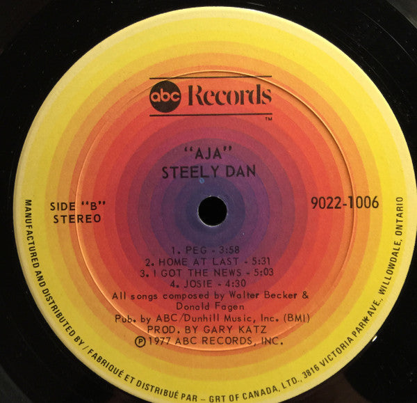 Steely Dan - Aja - 1977 Original! VinylPursuit.com