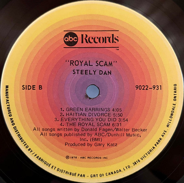 Steely Dan ‎– The Royal Scam - 1976 Original