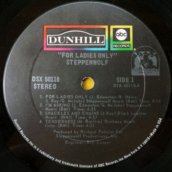 Steppenwolf – For Ladies Only - 1971 US Original