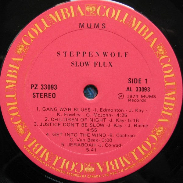 Steppenwolf – Slow Flux - 1974 Original VinylPursuit.com