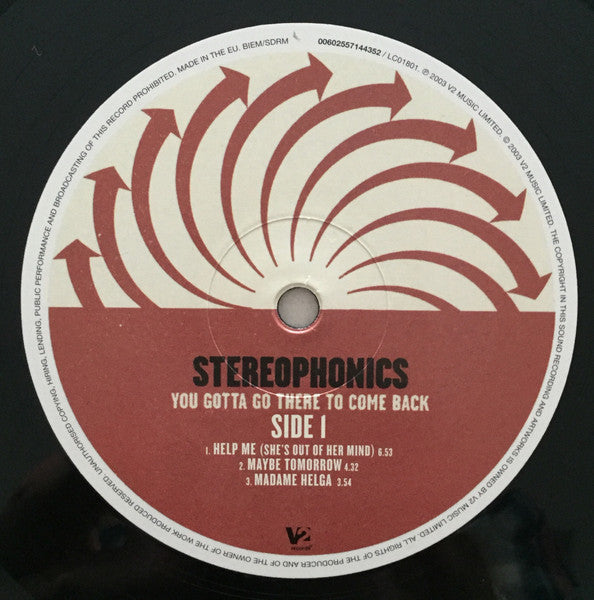 Stereophonics – You Gotta Go There To Come Back - Sealed, Triple Weight Vinyl!