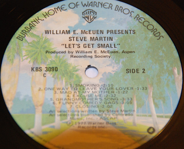 Steve Martin – Let's Get Small VinylPursuit.com