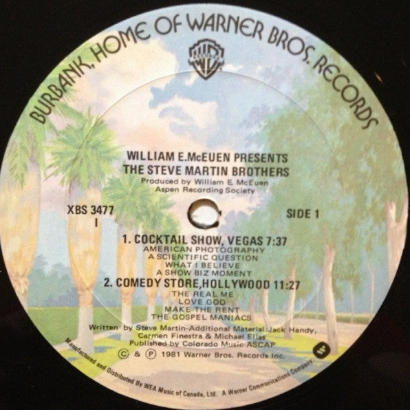 Steve Martin – The Steve Martin Brothers - 1981, Bargain! VinylPursuit.com