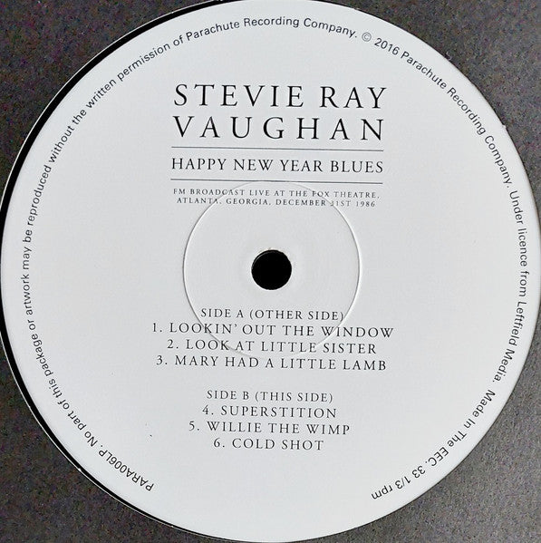 Stevie Ray Vaughan – Happy New Year Blues - Double Album, Sealed!