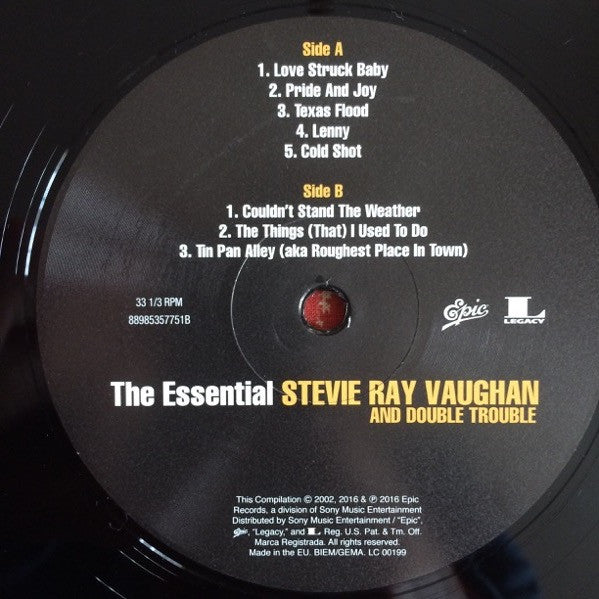 Stevie Ray Vaughan And Double Trouble – The Essentials, Double Album in Shrinkwrap!