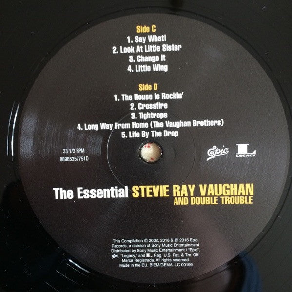 Stevie Ray Vaughan And Double Trouble – The Essentials, Double Album in Shrinkwrap!