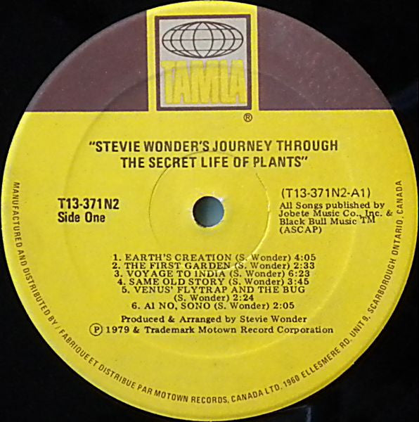 Stevie Wonder – Journey Through The Secret Life Of Plants  - 1979 Original Tri-fold