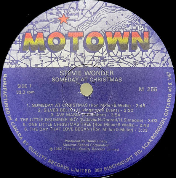 Stevie Wonder – Someday At Christmas - 1982 Pressing