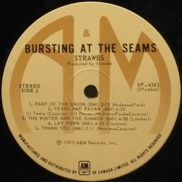 Strawbs ‎– Bursting At The Seams