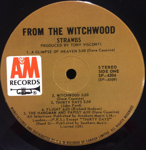 Strawbs – From The Witchwood -1971 Original Pressing Vinyl Pursuit Inc