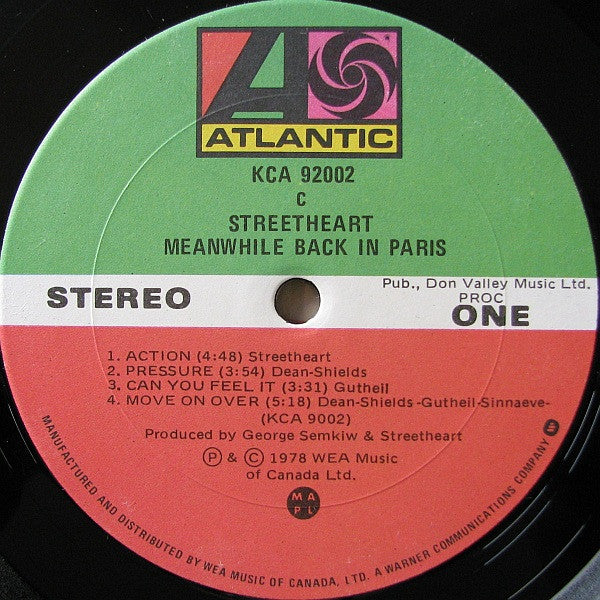 Streetheart – Meanwhile Back In Paris... - 1978 Original, Bargain! VinylPursuit.com