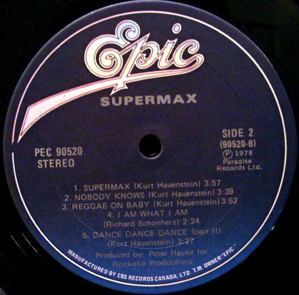 Supermax – Supermax - 1979 Original, Rare!