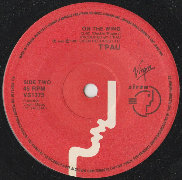 T'Pau – Heart And Soul -  7" Single, 1987 Original