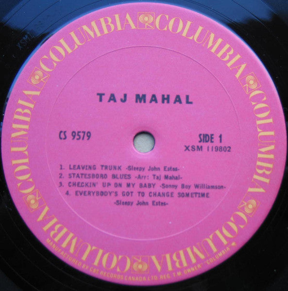 Taj Mahal – Taj Mahal - Early Pressing VinylPursuit.com