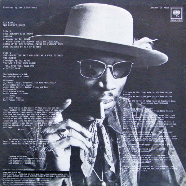 Taj Mahal – The Natchl Blues