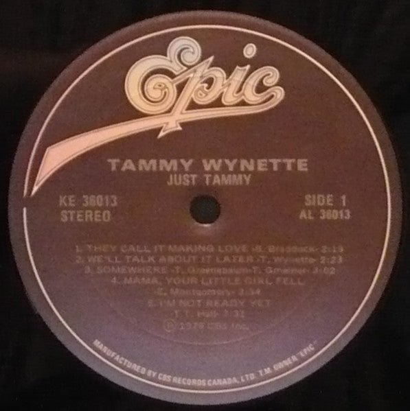 Tammy Wynette – Just Tammy - 1979 in Shrinkwrap!