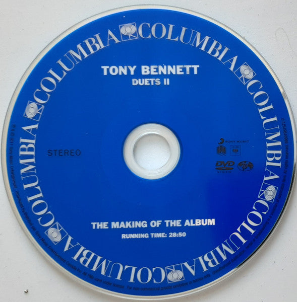 Tony Bennett – Duets II - 2011 CD Vinyl Pursuit Inc