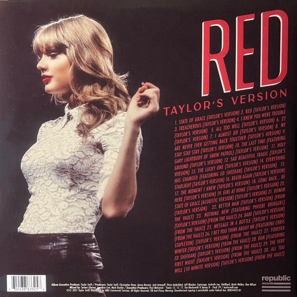 Taylor Swift – Red (Taylor's Version) - 4-Album Release!