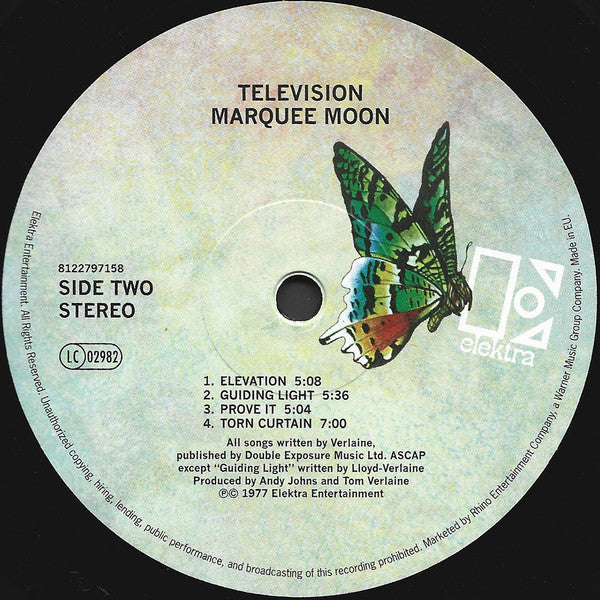 Television – Marquee Moon - Remastered 180 gm VinylPursuit.com