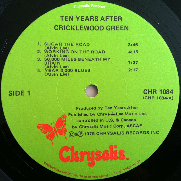 Ten Years After – Cricklewood Green - 1975 Pressing