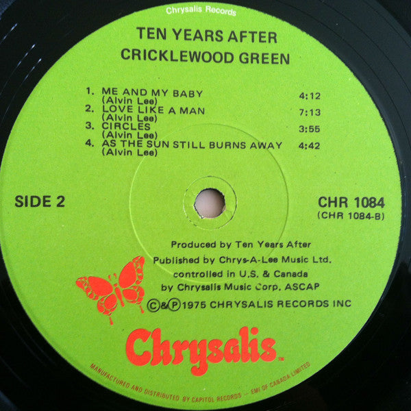 Ten Years After – Cricklewood Green - 1975 Pressing