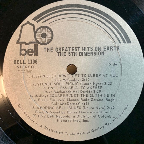 The 5th Dimension – Greatest Hits On Earth - 1972 in Shrinkwrap! VinylPursuit.com