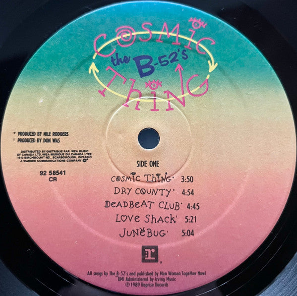 The B-52's – Cosmic Thing - 1989 Original! VinylPursuit.com