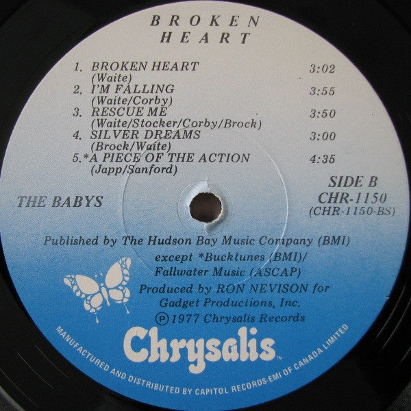 The Babys – Broken Heart - 1977 Pressing! VinylPursuit.com