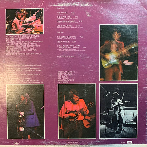 The Band – Rock Of Ages (Volume 2) - 1980 Orginal VinylPursuit.com