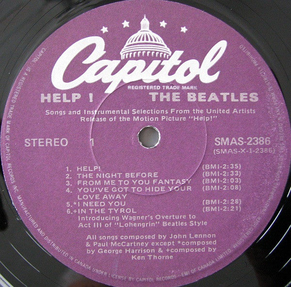 The Beatles – Help! (Original Motion Picture Soundtrack) - 1980